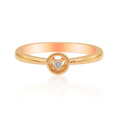 Anello in oro con Diamante Rosa d'Argyle I3 (Mark Tremonti)