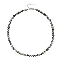 Collana in argento con Quarzo Occhio di Gatto