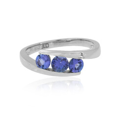 Anello in platino con Tanzanite AAA