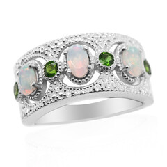 Anello in argento con Opale di Welo