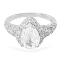 Anello in argento con Topazio Ghiaccio