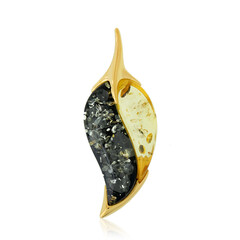 Ciondolo in argento con Ambra Baltica