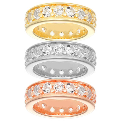 Ciondolo in argento con Topazio Bianco (MONOSONO COLLECTION)