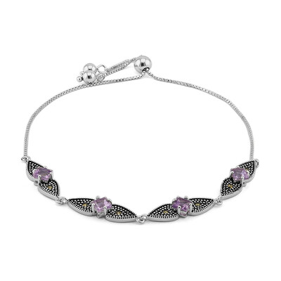 Bracciale in argento con Ametista