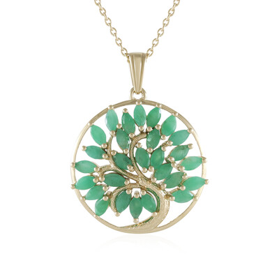 Collana in argento con Smeraldo Socoto