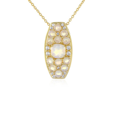 Collana in argento con Opale di Welo