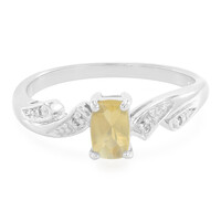 Anello in argento con Pietra del Sole Lunare