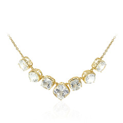 Collana in argento con Topazio Bianco