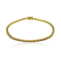 Bracciale in oro con Diamante Champagne SI2