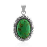 Ciondolo in argento con Turchese Kingman Mohave Verde (Art of Nature)