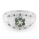 Anello placcato in platino con Diamante Fancy