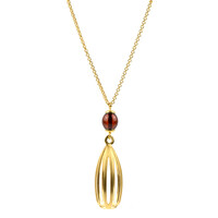 Collana in argento con Ambra Baltica