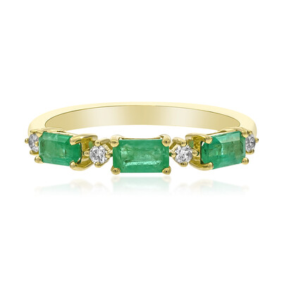 Anello in oro con Smeraldo Zambia AAA (CIRARI)