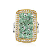 Anello in argento con Cianite Menta (Dallas Prince Designs)