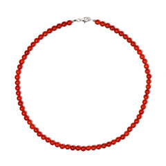 Collana in argento con Onice Rossa