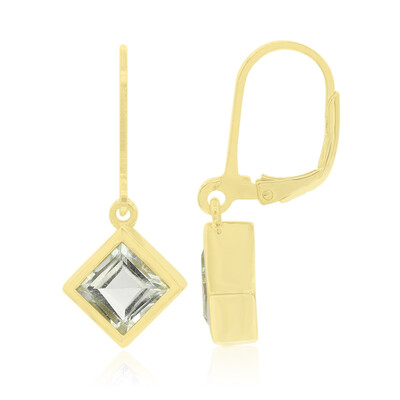 Orecchini in argento con Ametista Verde (MONOSONO COLLECTION)