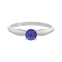 Anello in platino con Tanzanite AAA