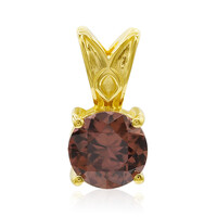 Ciondolo in oro con Zircone Rosa