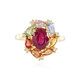 Anello in argento con Rubino Bemainty
