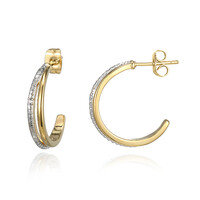 Orecchini in ottone con Diamante I3 (I) (Juwelo Style)