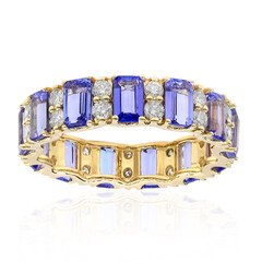Anello in oro con Tanzanite AAA (CIRARI)