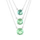 Collana in argento con Fluorite Verde