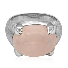 Anello in argento con Quarzo Rosa