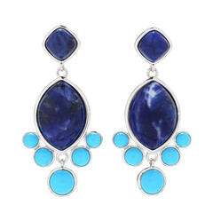 Orecchini in argento con Sodalite