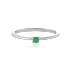 Anello in argento con Smeraldo Colombiano