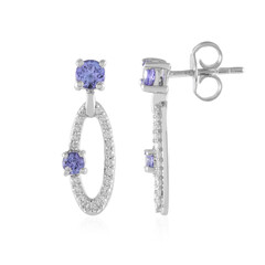 Orecchini in argento con Tanzanite