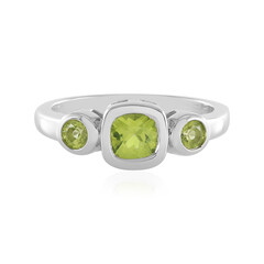 Anello in argento con Peridoto