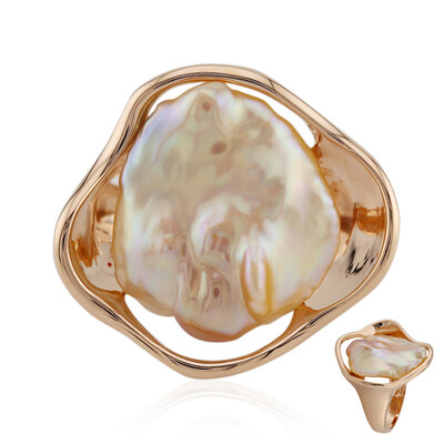 Anello in argento con Perla Ming (TPC)
