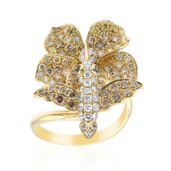 Anello in oro con Diamante Fancy SI2 (CIRARI)