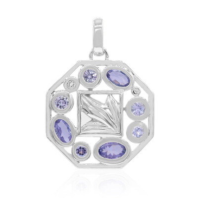 Ciondolo in argento con Tanzanite (VIENNA 1903)