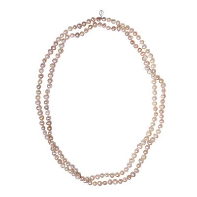 Collana in argento con Perla di Acqua Dolce (TPC)