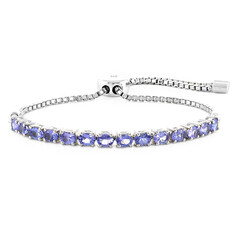 Bracciale in argento con Tanzanite
