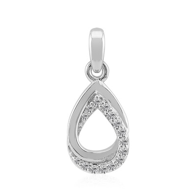 Ciondolo in argento con Diamante SI1 (G) (Annette)