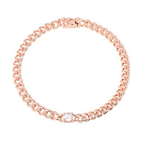 Bracciale in argento con Topazio Bianco