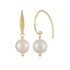 Orecchini in argento con Perla d'Acqua Dolce Bianca