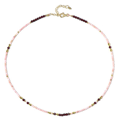 Collana in argento con Opale Rosa