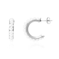 Orecchini in argento con Perla di Acqua Dolce (Joias do Paraíso)