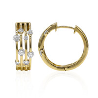 Orecchini in oro con Diamante IF (D)