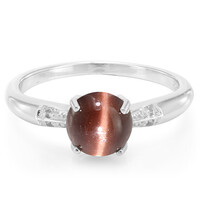 Anello in argento con Scapolite Occhio di Gatto