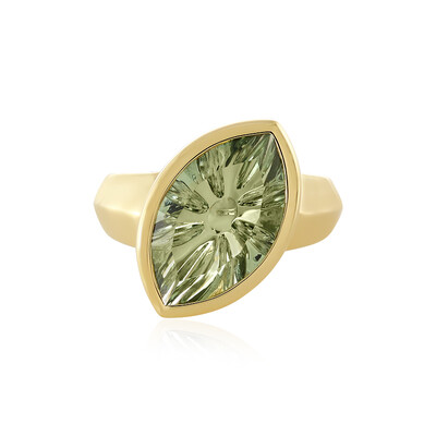 Anello in argento con Ametista Verde
