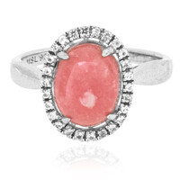 Anello in argento con Rodocrosite
