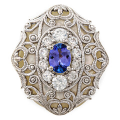 Anello in argento con Madreperla (Dallas Prince Designs)