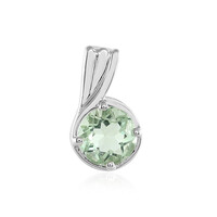 Ciondolo in argento con Fluorite Verde
