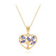Collana in argento con Tanzanite