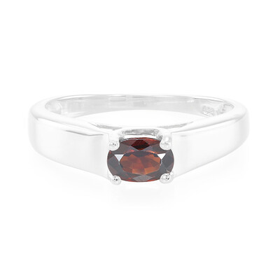 Anello in argento con Zircone Cioccolato