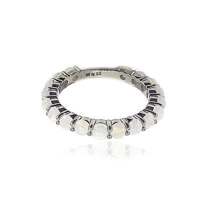 Anello in argento con Opale di Welo